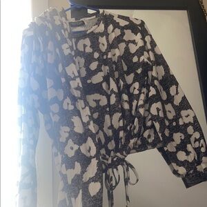 Black & White Print lounge Two Piece